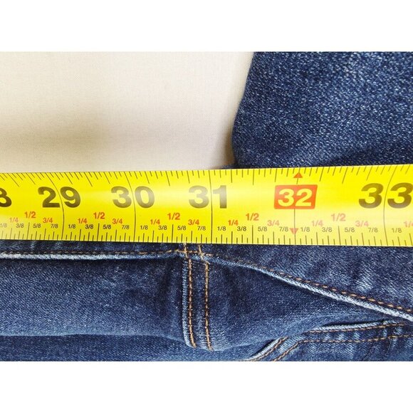 American Eagle Outfitters Size 10 Regular Womens 31" Inseam Kick Boot Logo Jeans - Picture 6 of 13